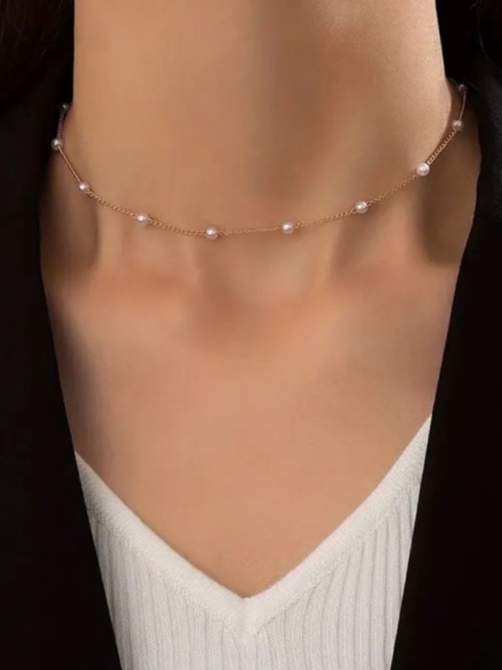 Gold Beaded Nacklace